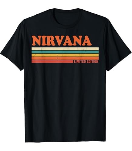 Nirvana Men's Live in Concert Photo T-Shirt Small | Officially